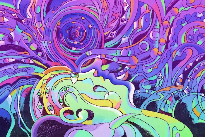 open eye vs closed eye visuals psychedelics science of psychedelic Visuals